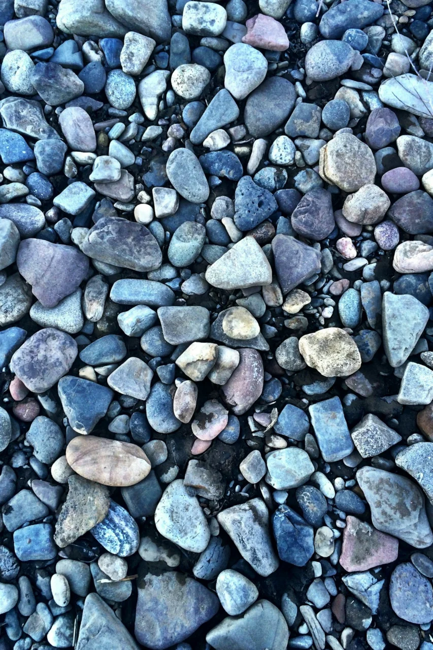 brown and gray stones on gray stones
