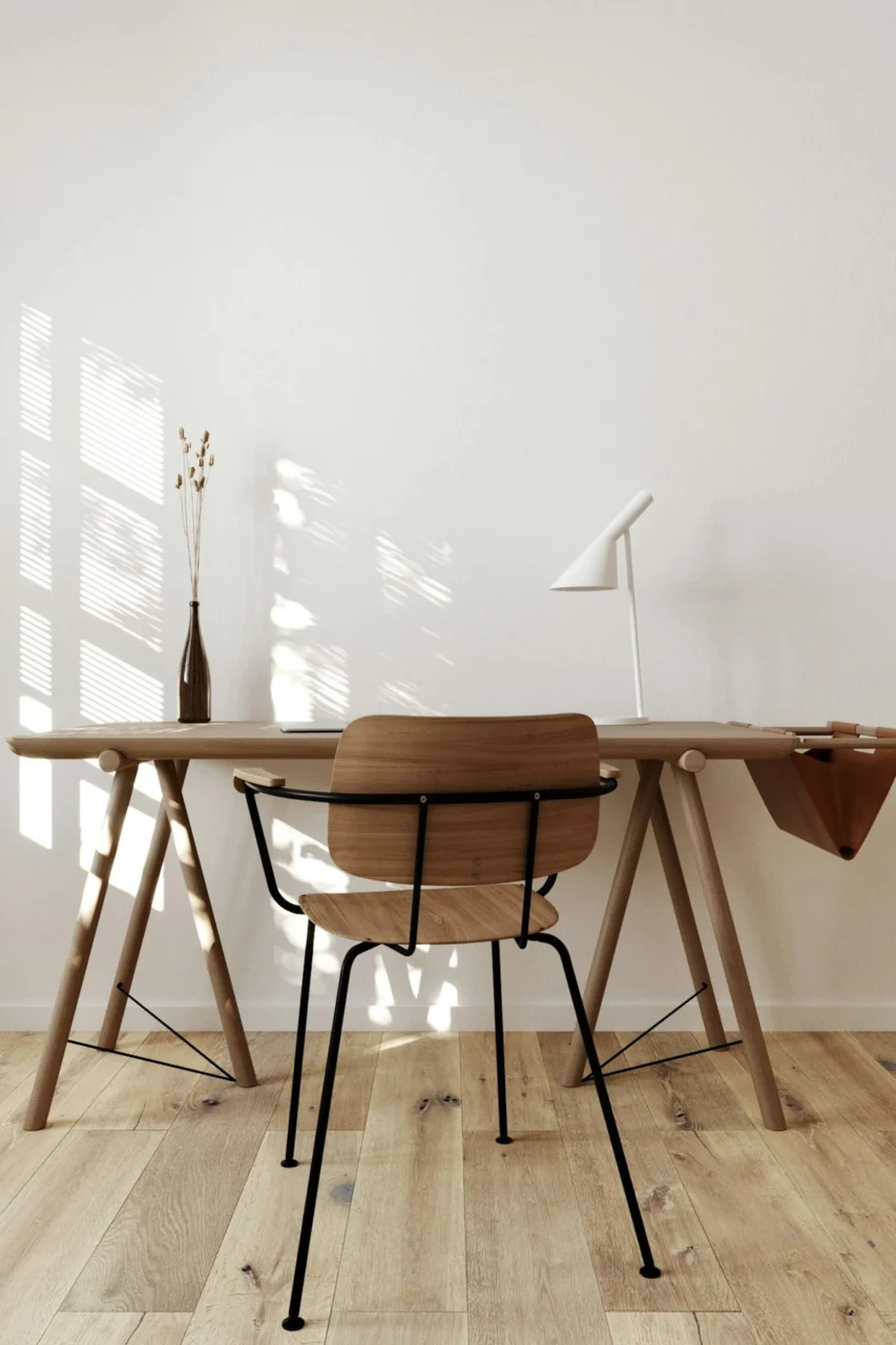 brown wooden table and chairs