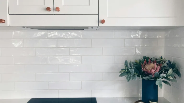 green potted plant on white wooden cabinet
