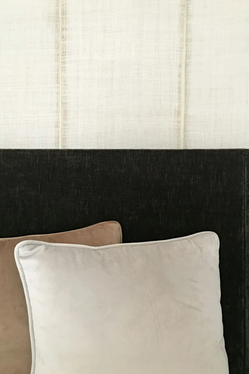 two brown and white throw pillows close-up photography