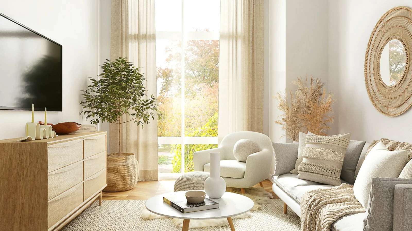 white and gray sofa chair near window