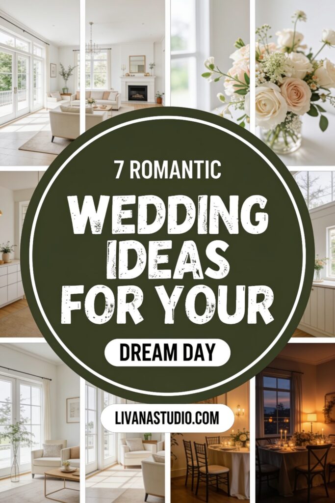 7 Romantic Wedding Ideas for Your Dream Day - Pinterest pin